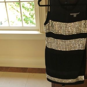 DVF jeweled evening dress
